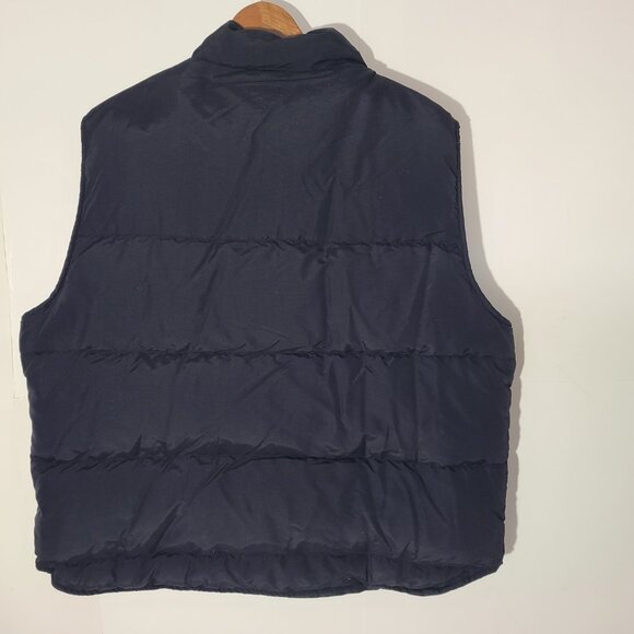 Eddie Bauer Down Fill Men's Black Full Zip XL Puffer Vest - Picture 2 of 4